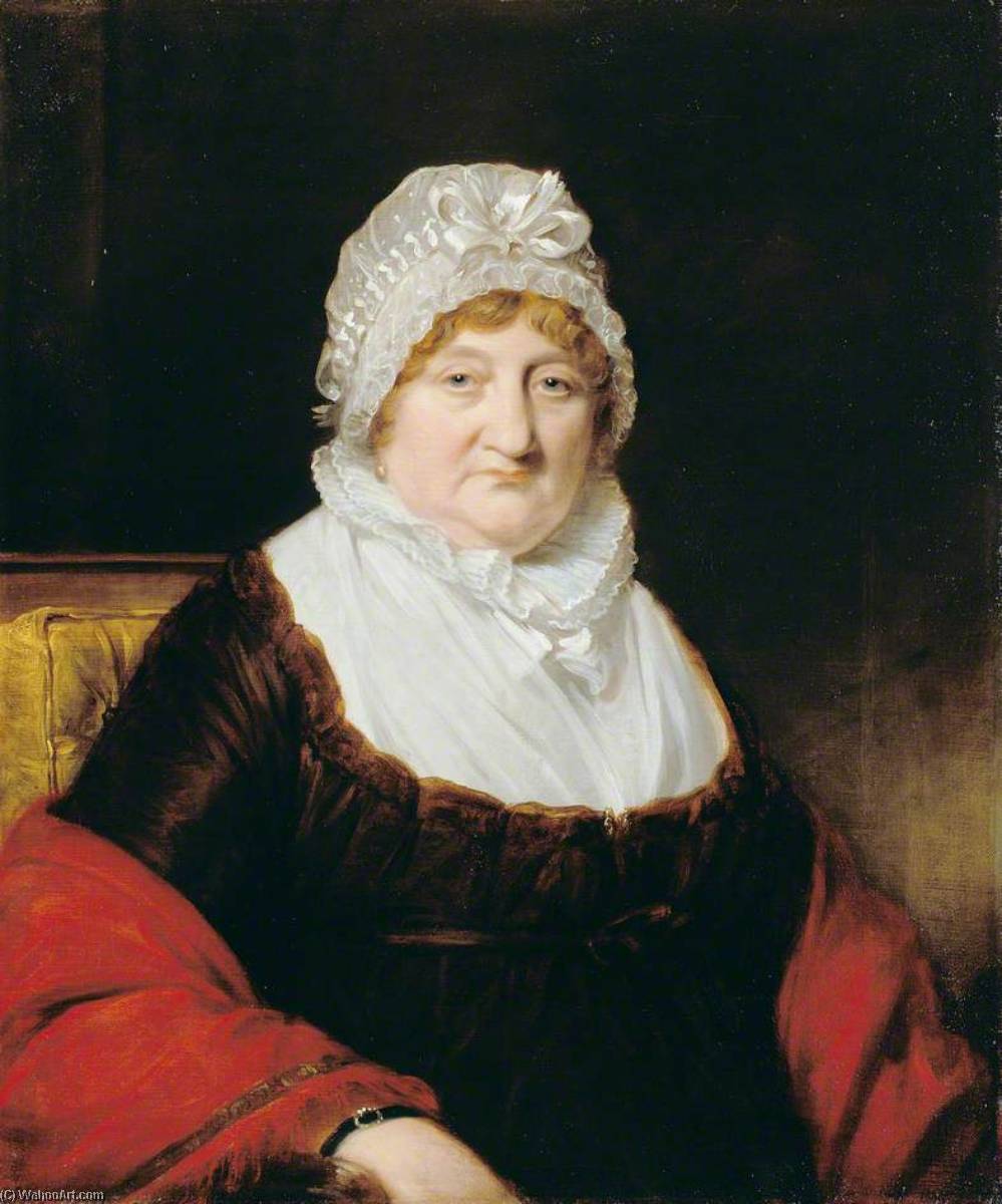Wikioo.org - The Encyclopedia of Fine Arts - Painting, Artwork by James Lonsdale - Mrs Thomas Linley (1729–1820)