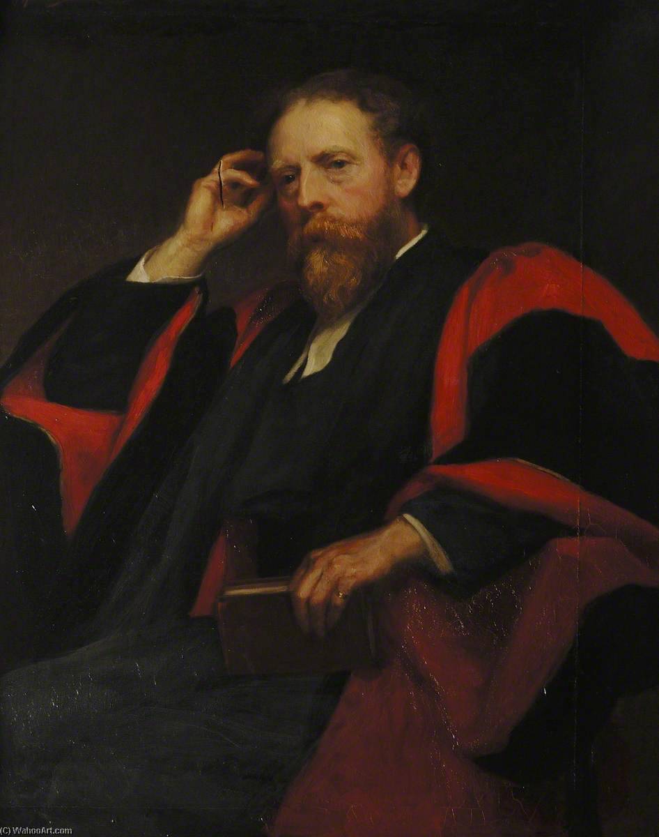 Wikioo.org - The Encyclopedia of Fine Arts - Painting, Artwork by Henry Harris Brown - Henry George Woods (1842–1915), President of Trinity College