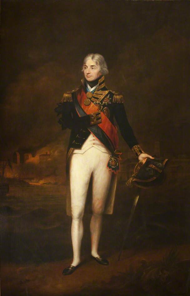 Wikioo.org - The Encyclopedia of Fine Arts - Painting, Artwork by James Lonsdale - Admiral Lord Nelson (1758–1805)