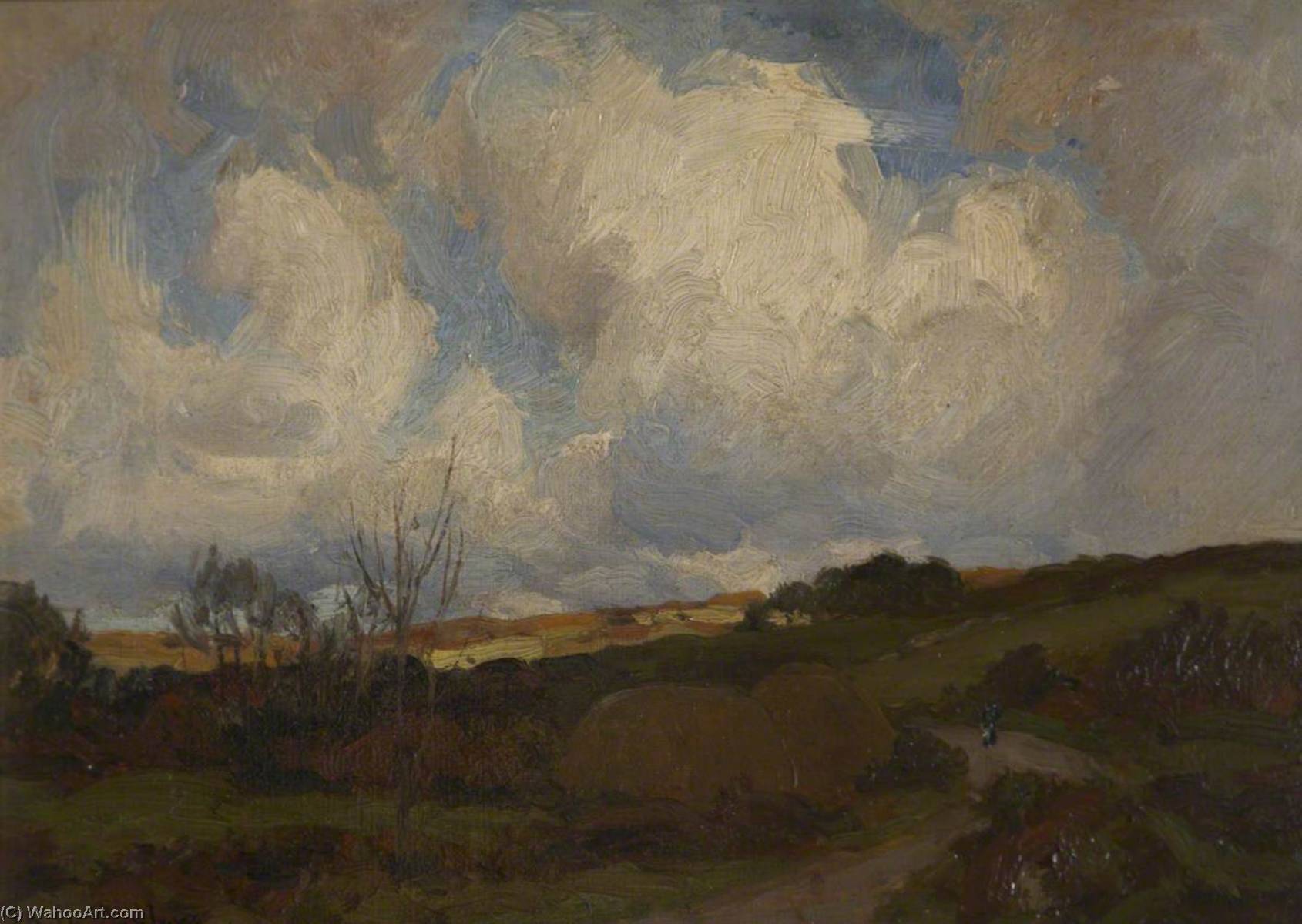 Wikioo.org - The Encyclopedia of Fine Arts - Painting, Artwork by John Noble Barlow - Near Land's End, Cornwall