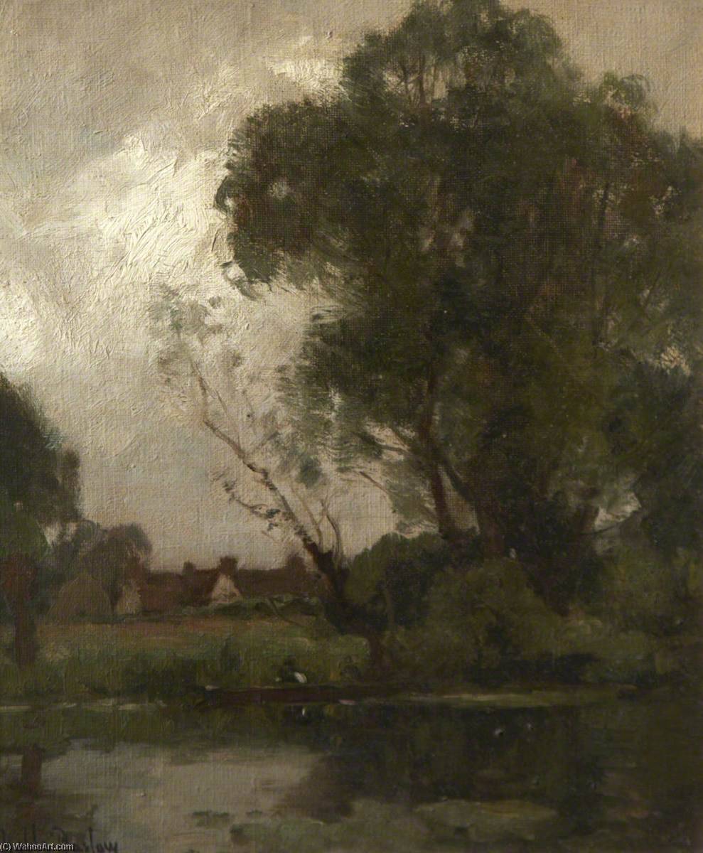Wikioo.org - The Encyclopedia of Fine Arts - Painting, Artwork by John Noble Barlow - On the Thames