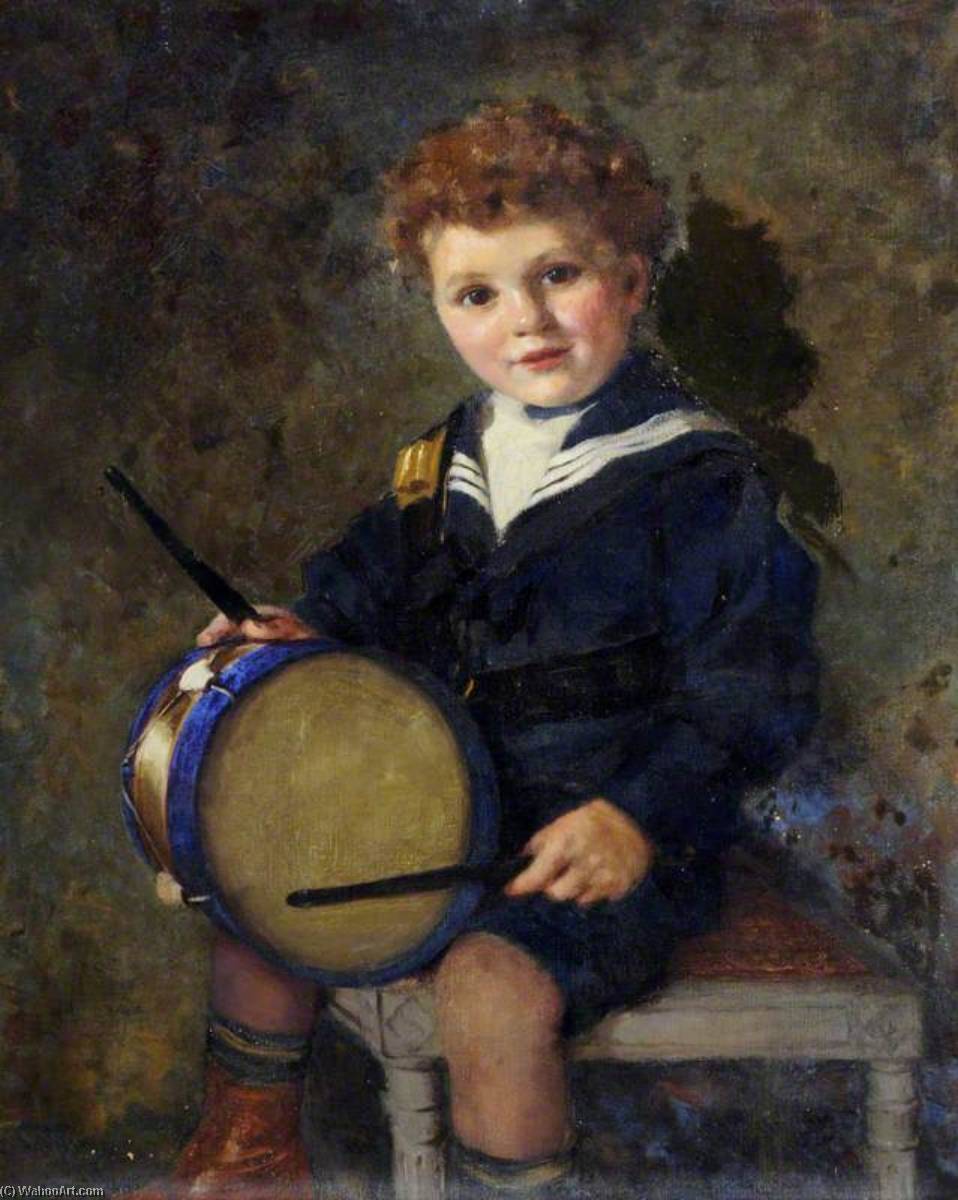 Wikioo.org - The Encyclopedia of Fine Arts - Painting, Artwork by Marion Saumarez - The Little Drummer Boy