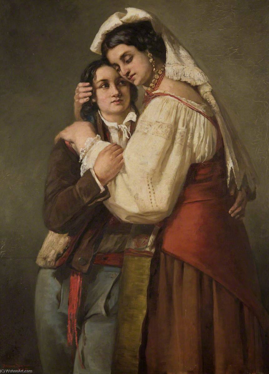 Wikioo.org - The Encyclopedia of Fine Arts - Painting, Artwork by Patrick Allan Fraser - Affection, Roman Costume