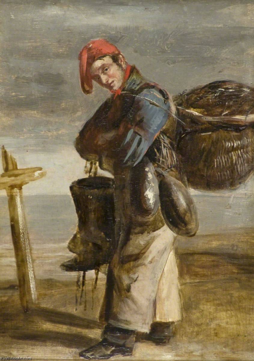 Wikioo.org - The Encyclopedia of Fine Arts - Painting, Artwork by Patrick Allan Fraser - Forfarshire Fisherman Wearing Tackle