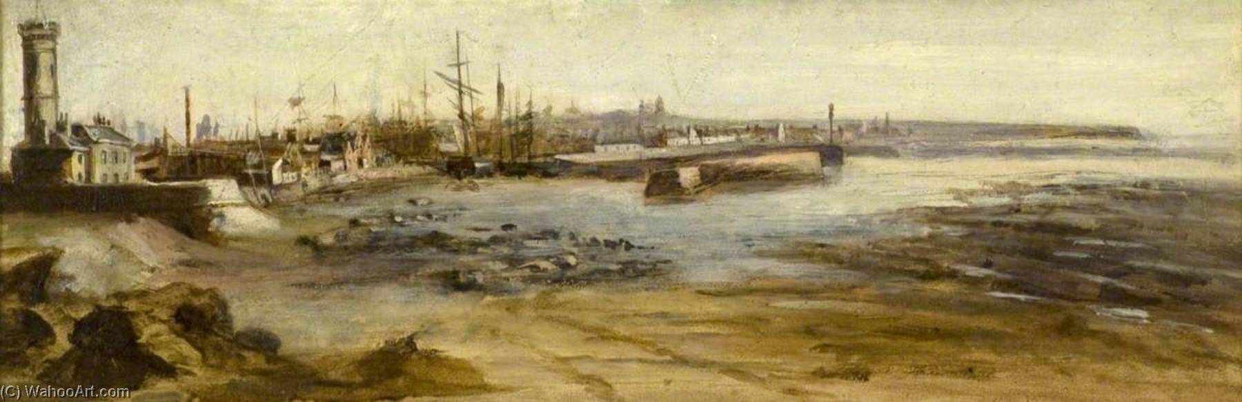 Wikioo.org - The Encyclopedia of Fine Arts - Painting, Artwork by Patrick Allan Fraser - Arbroath Harbour