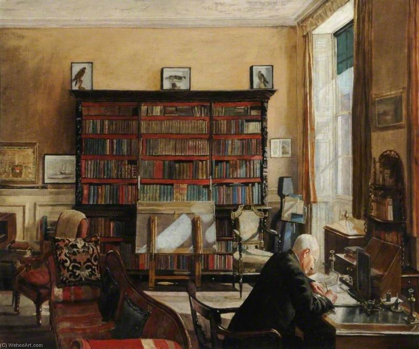 Wikioo.org - The Encyclopedia of Fine Arts - Painting, Artwork by Mary Dawson Elwell - Interior Study