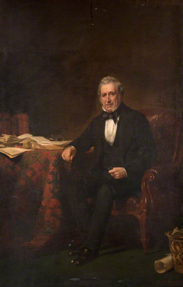 Wikioo.org - The Encyclopedia of Fine Arts - Painting, Artwork by Daniel Macnee - Alexander Morrison of Ballinakill (1786–1860), Dean of Faculty (1846–1860)