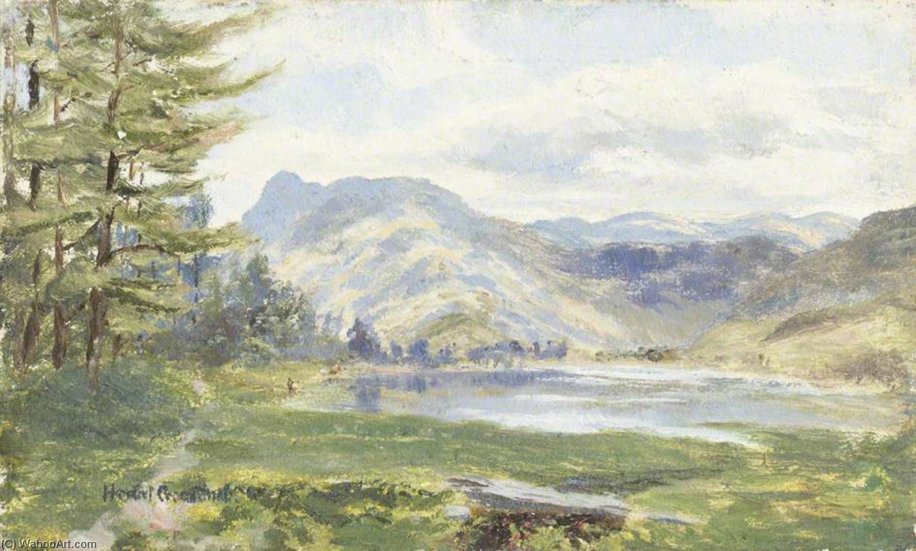 Wikioo.org - The Encyclopedia of Fine Arts - Painting, Artwork by James Henry Crossland - Buttermere