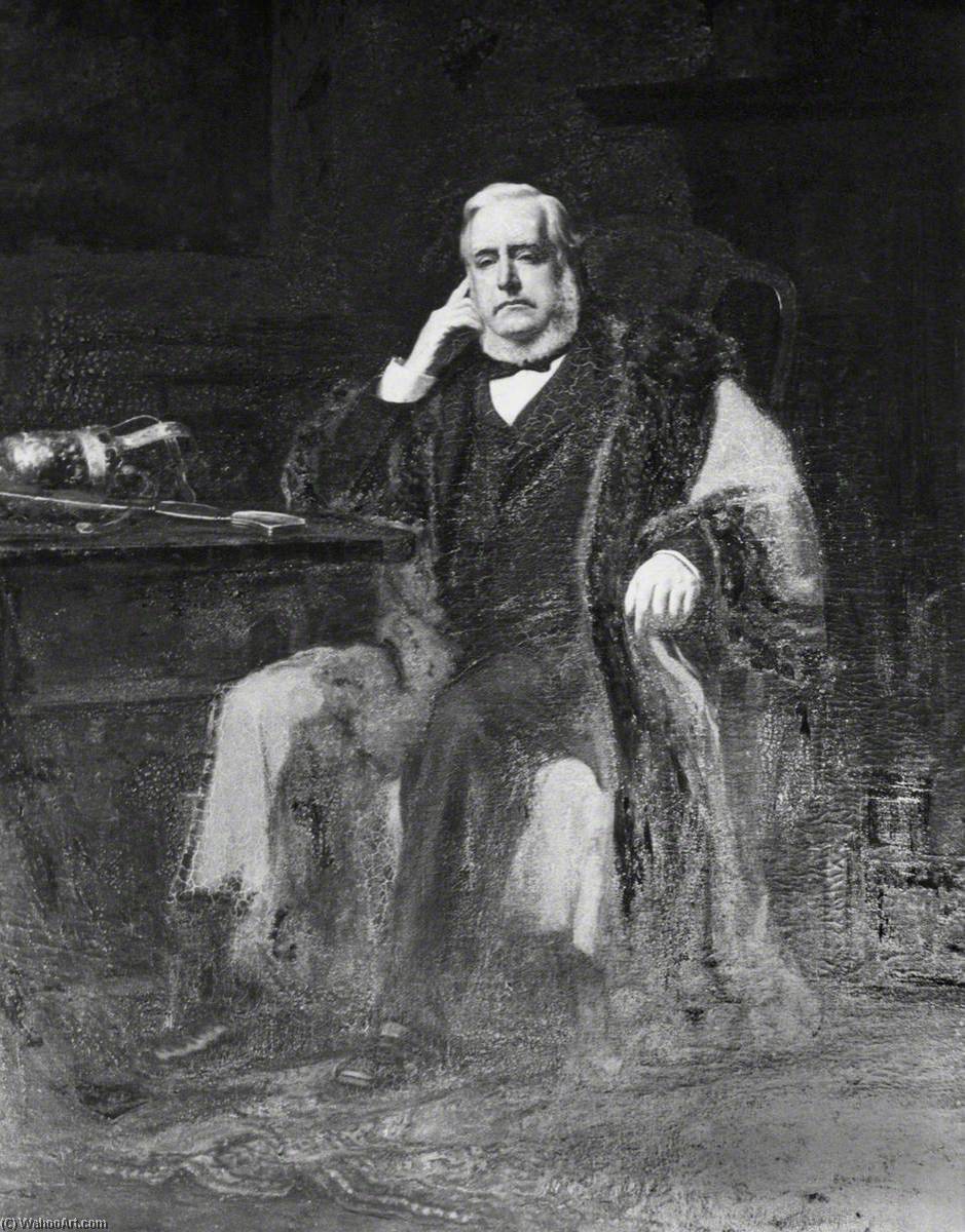 Wikioo.org - The Encyclopedia of Fine Arts - Painting, Artwork by Thomas Leonard Hughes - William Brown, Mayor of Chester (1886–1887)