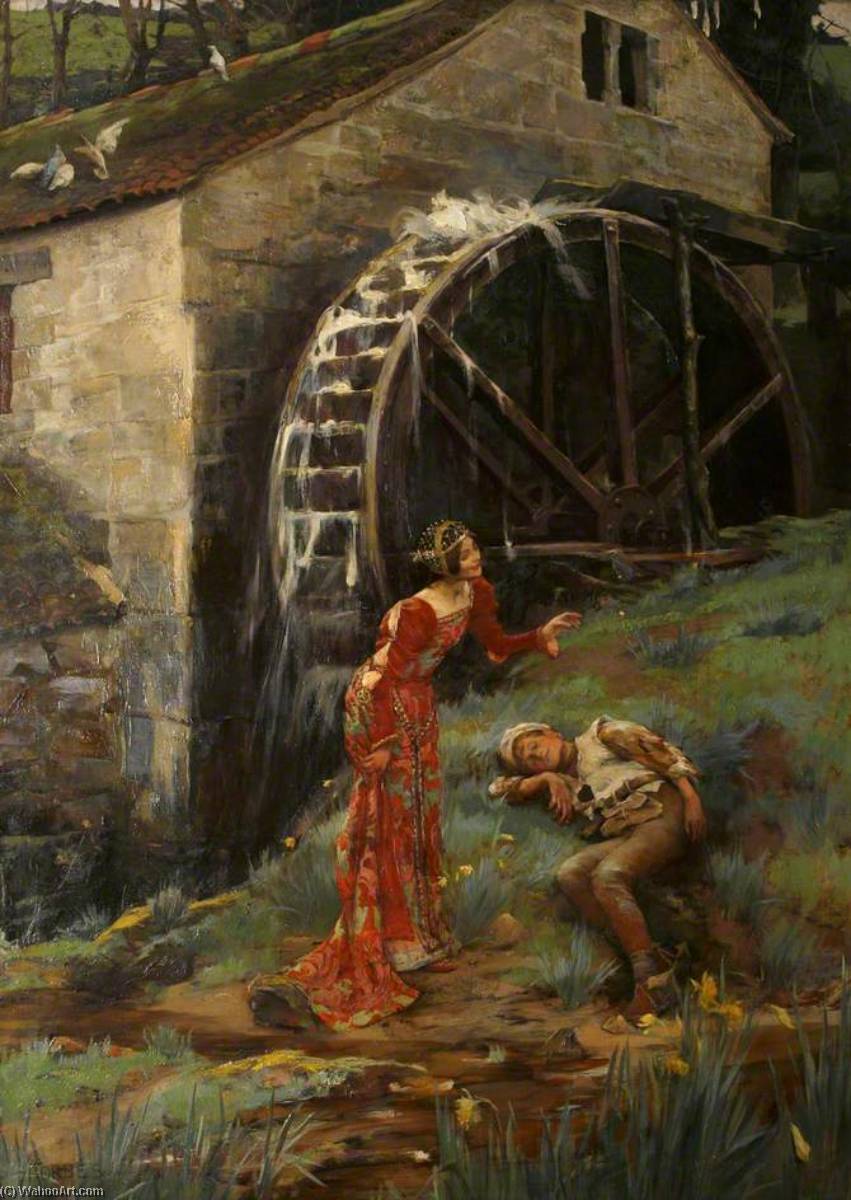 Wikioo.org - The Encyclopedia of Fine Arts - Painting, Artwork by Elizabeth Adela Stanhope Forbes - A Dream Princess