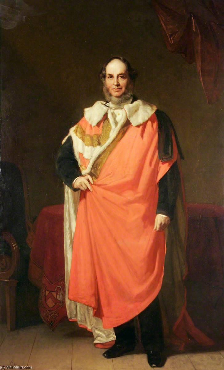 Wikioo.org - The Encyclopedia of Fine Arts - Painting, Artwork by John Prescott Knight - Lord Stafford (Sir Henry Valentine Stafford Jerningham) (1802–1884)