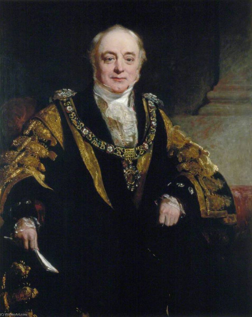 Wikioo.org - The Encyclopedia of Fine Arts - Painting, Artwork by John Prescott Knight - Sir John Musgrave, Bt, Lord Mayor of London (1851)