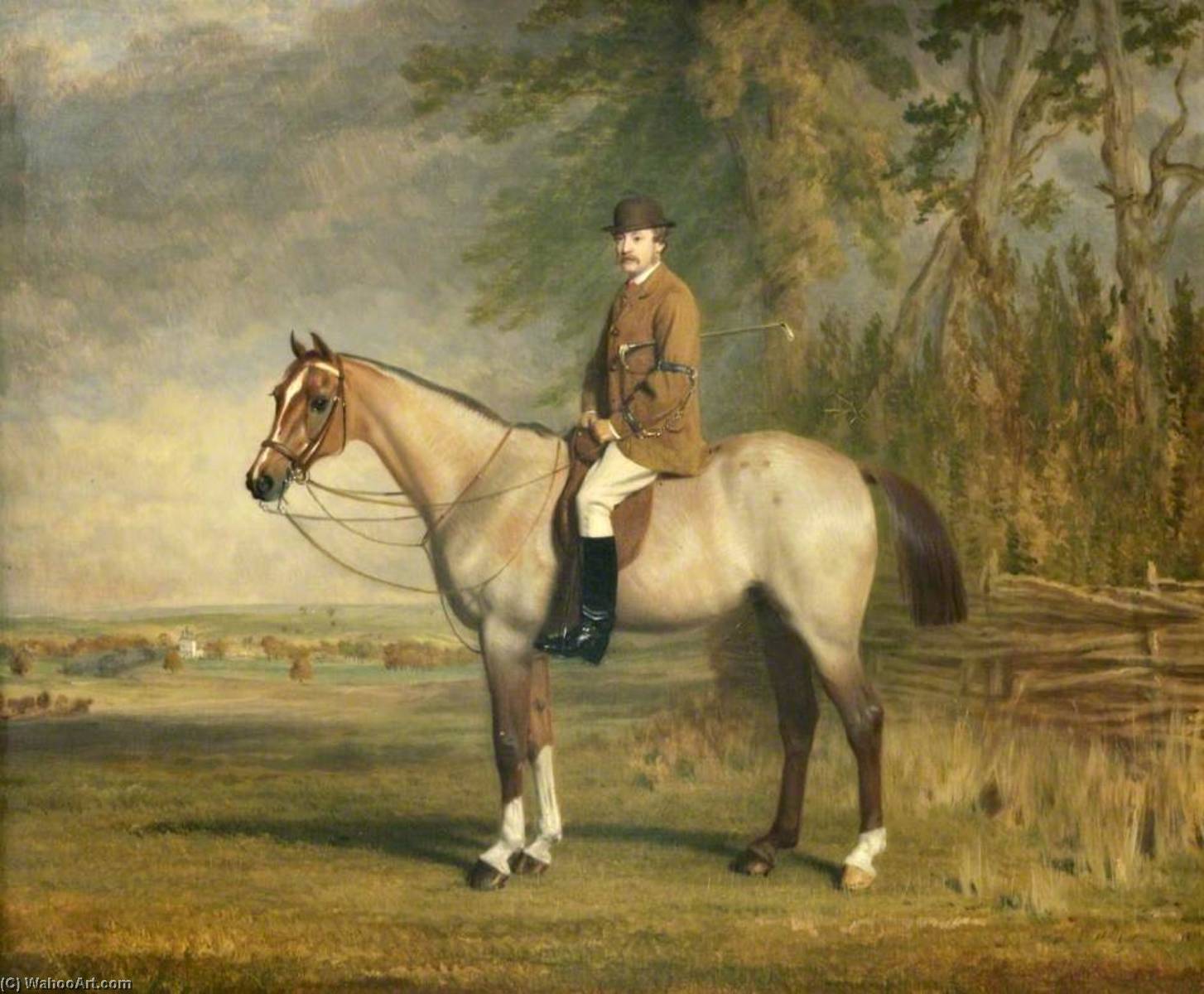 Wikioo.org - The Encyclopedia of Fine Arts - Painting, Artwork by Stephen Pearce - William Philip (1835–1897), 4th Earl of Sefton at Ashdown Park