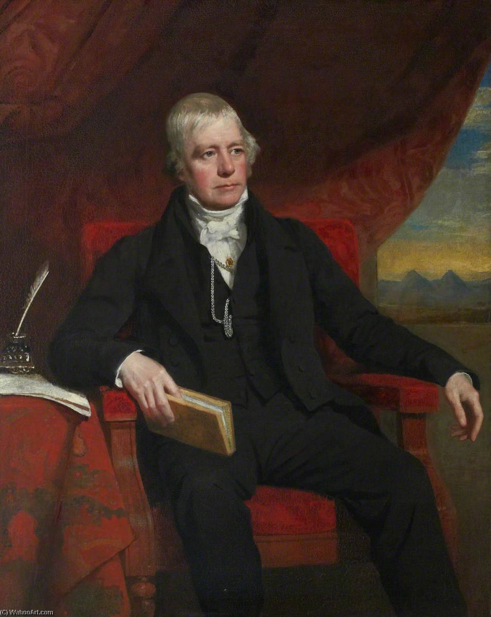 Wikioo.org - The Encyclopedia of Fine Arts - Painting, Artwork by John Graham Gilbert - Sir Walter Scott (1771–1832), Bt, FRSE