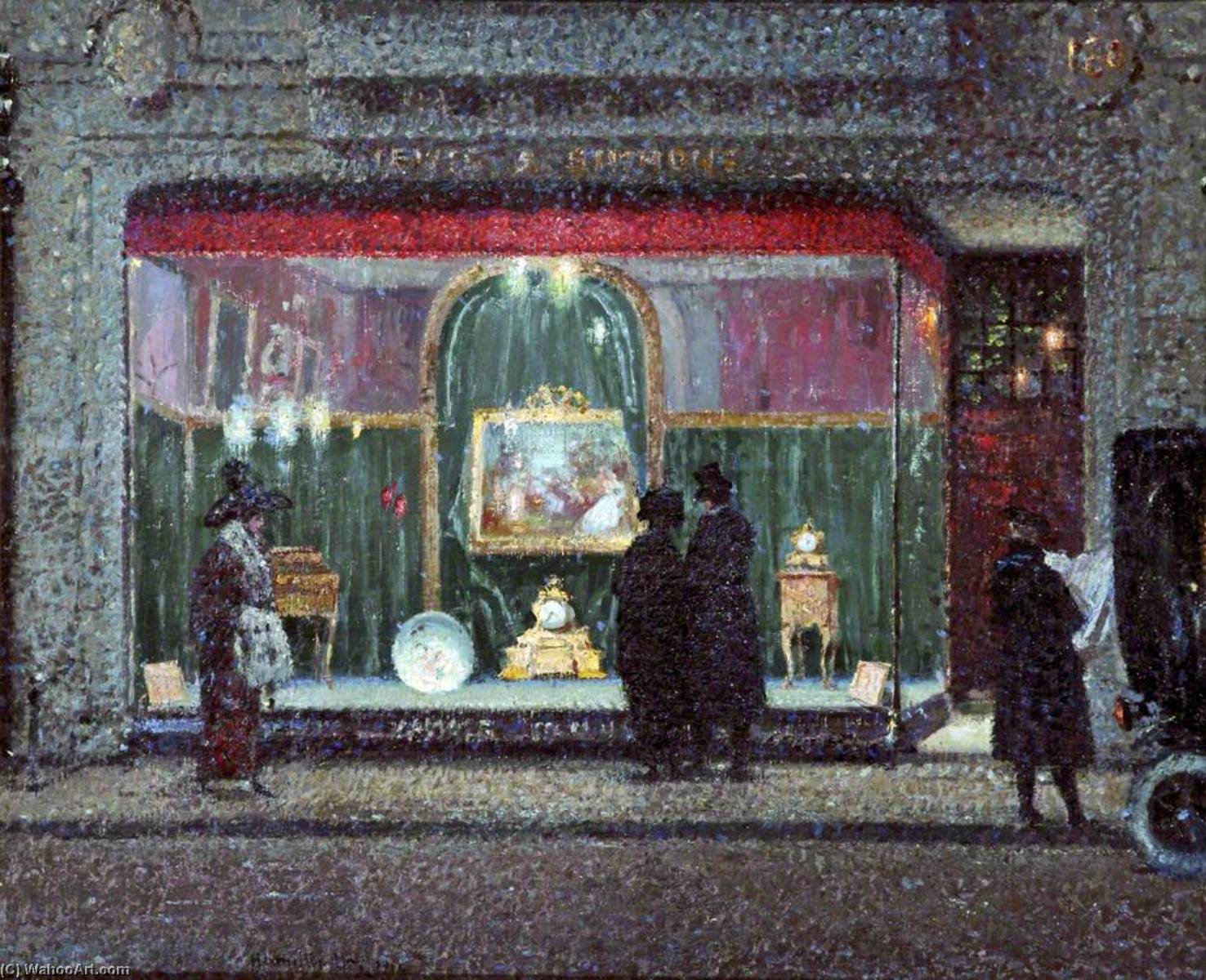 Wikioo.org - The Encyclopedia of Fine Arts - Painting, Artwork by James Hamilton Hay - The Shop Window