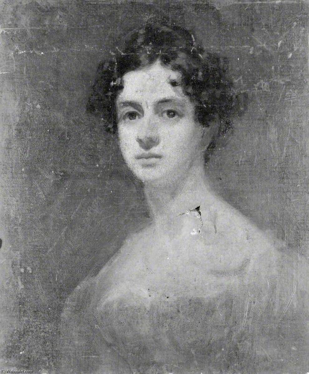 Wikioo.org - The Encyclopedia of Fine Arts - Painting, Artwork by John Graham Gilbert - A Lady (after Henry Raeburn)