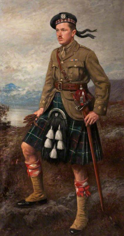 Wikioo.org - The Encyclopedia of Fine Arts - Painting, Artwork by John Mcghie - Captain Allan Ogg, JD (1938–1943)