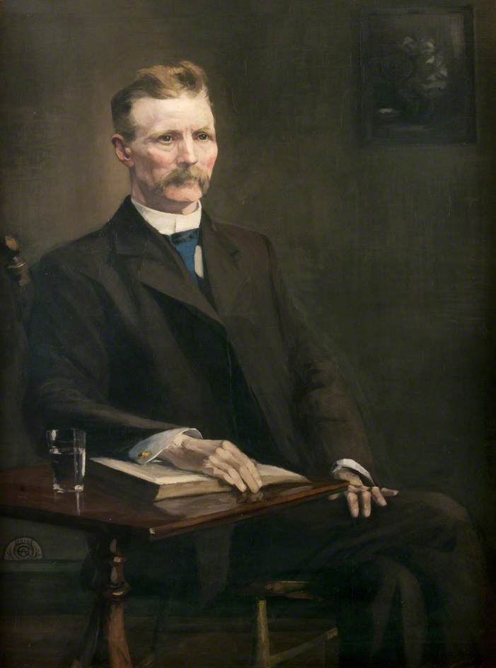 Wikioo.org - The Encyclopedia of Fine Arts - Painting, Artwork by Alec Grieve - Robert Stirton (1849–1917), President of Dundee Trades and Labour Council (1904–1911)