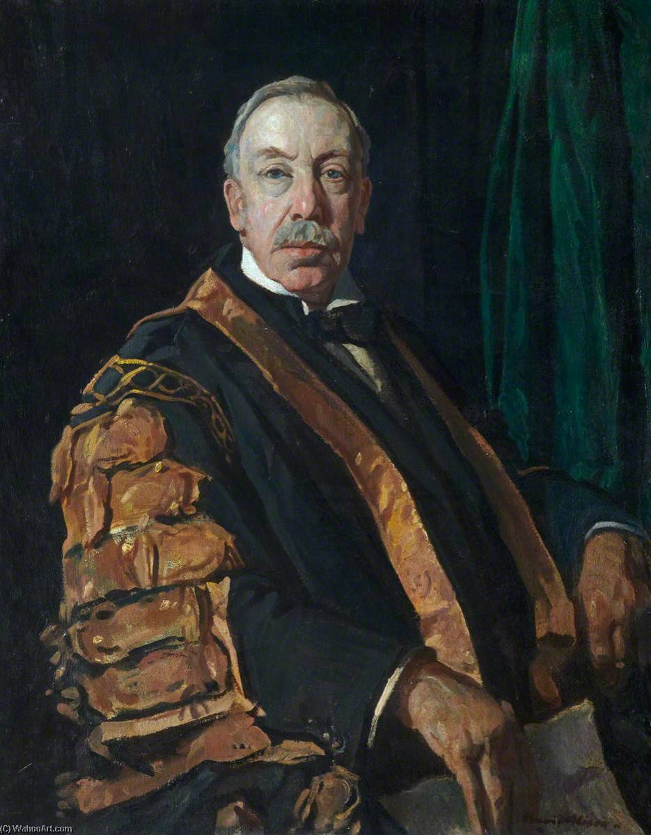Wikioo.org - The Encyclopedia of Fine Arts - Painting, Artwork by David Alison - Walter John Francis Erskine (1865–1955), 12th Earl of Mar and 14th Earl of Kellie