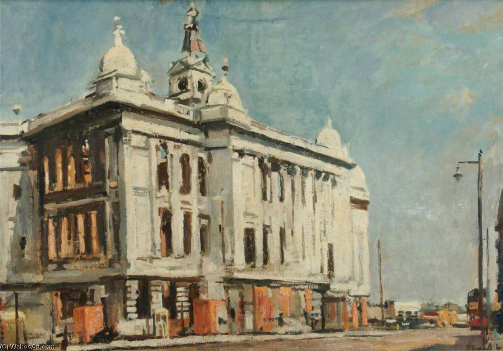 Wikioo.org - The Encyclopedia of Fine Arts - Painting, Artwork by Edward Robert King - The Guildhall