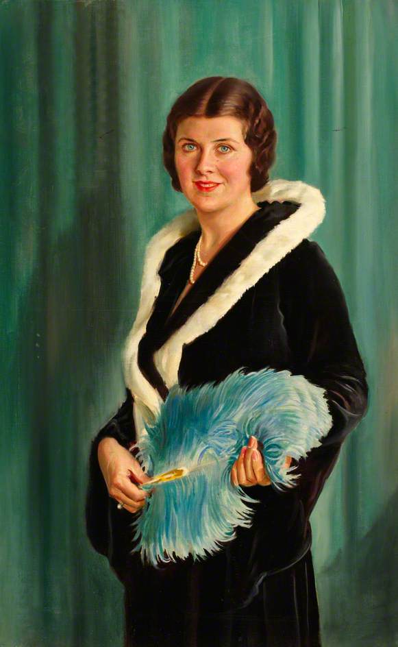 Wikioo.org - The Encyclopedia of Fine Arts - Painting, Artwork by William Ramsden Brealey - The Honourable Cecilia Cavendish Anderson (1903–1997)