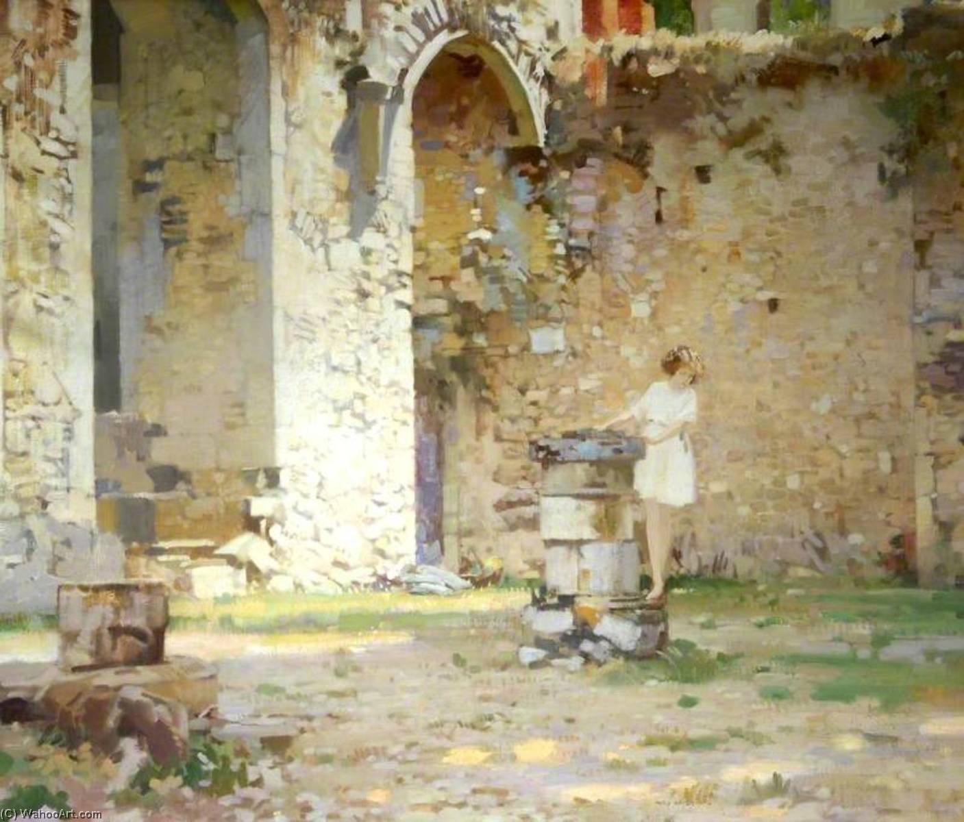 Wikioo.org - The Encyclopedia of Fine Arts - Painting, Artwork by Frederick Appleyard - Old Walls