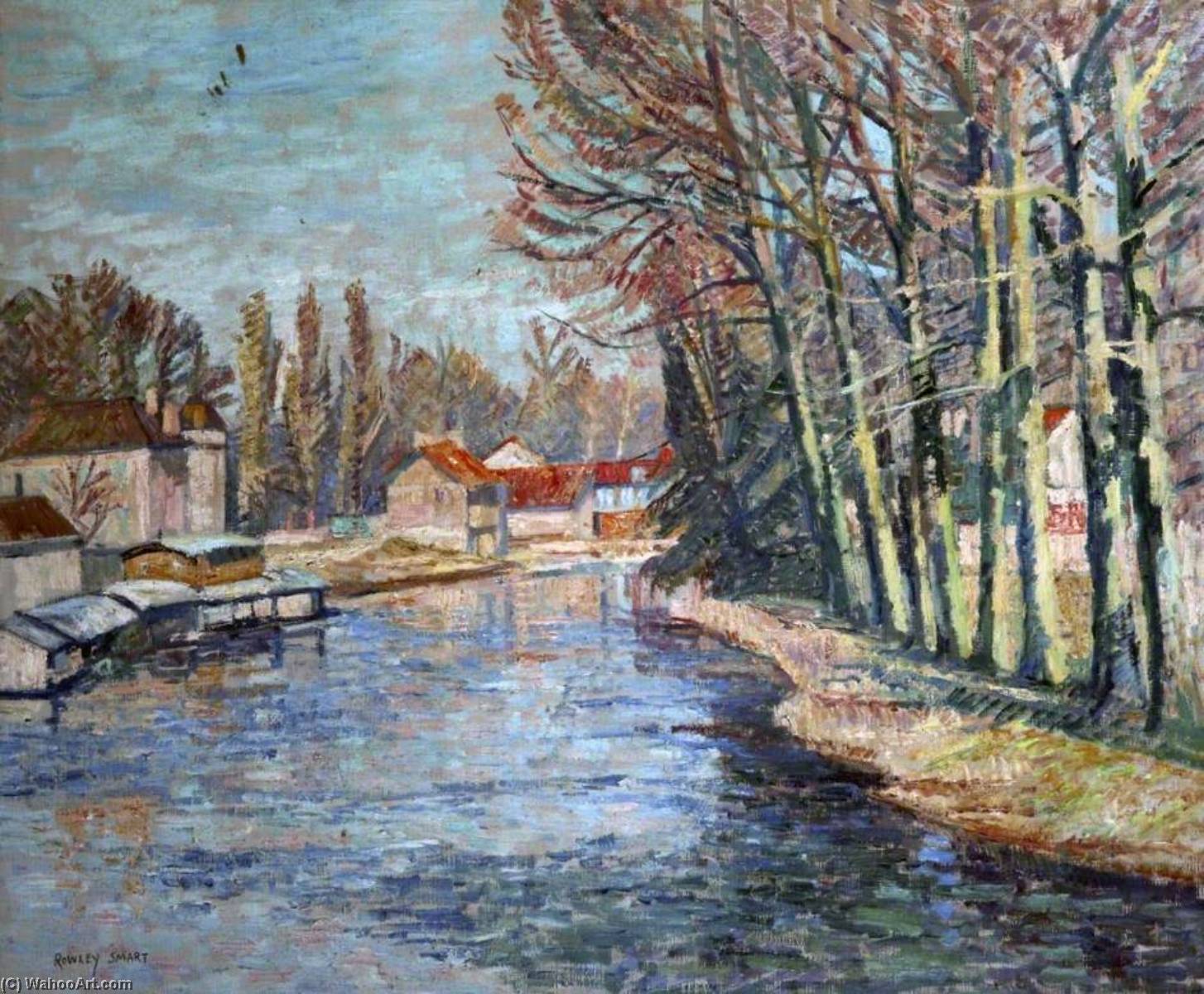Wikioo.org - The Encyclopedia of Fine Arts - Painting, Artwork by Rowley Smart - River Scene