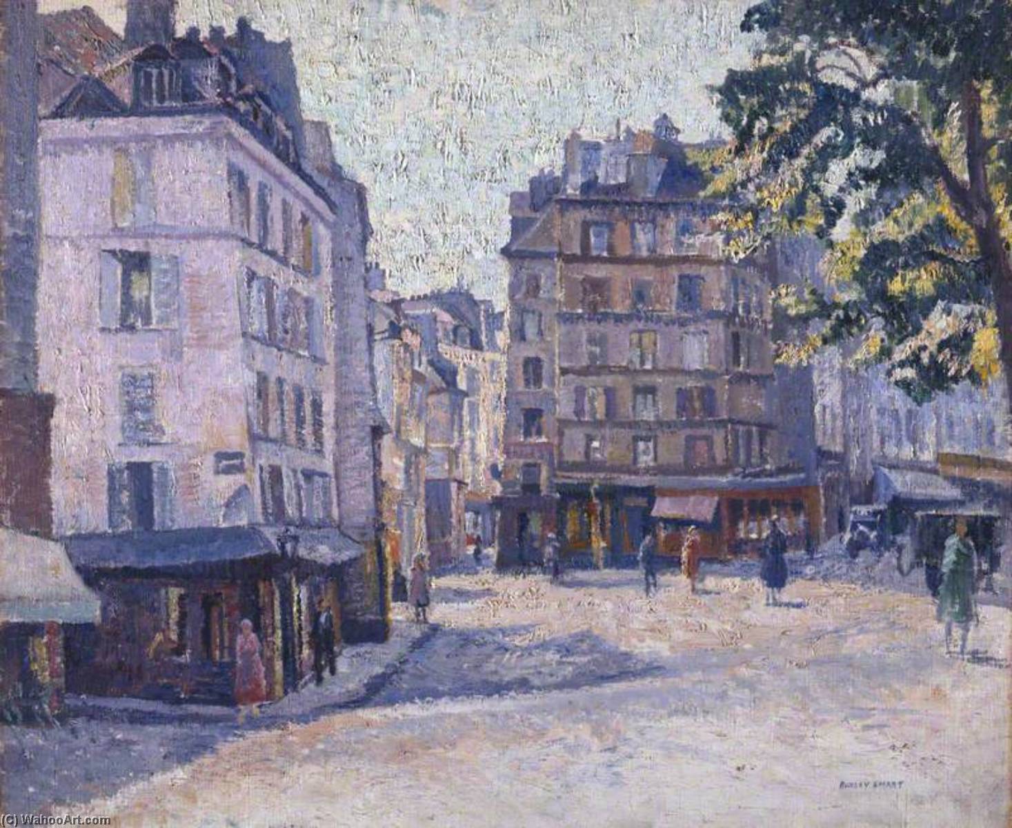 Wikioo.org - The Encyclopedia of Fine Arts - Painting, Artwork by Rowley Smart - Quai St Michel, Paris