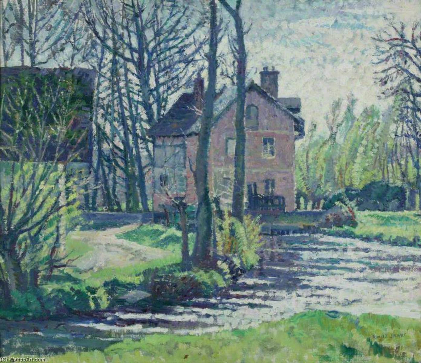 Wikioo.org - The Encyclopedia of Fine Arts - Painting, Artwork by Rowley Smart - The Mill, Giverny
