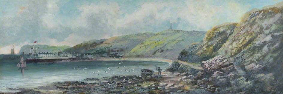 Wikioo.org - The Encyclopedia of Fine Arts - Painting, Artwork by Alfred Worthington - Aberystwyth from Alltwen