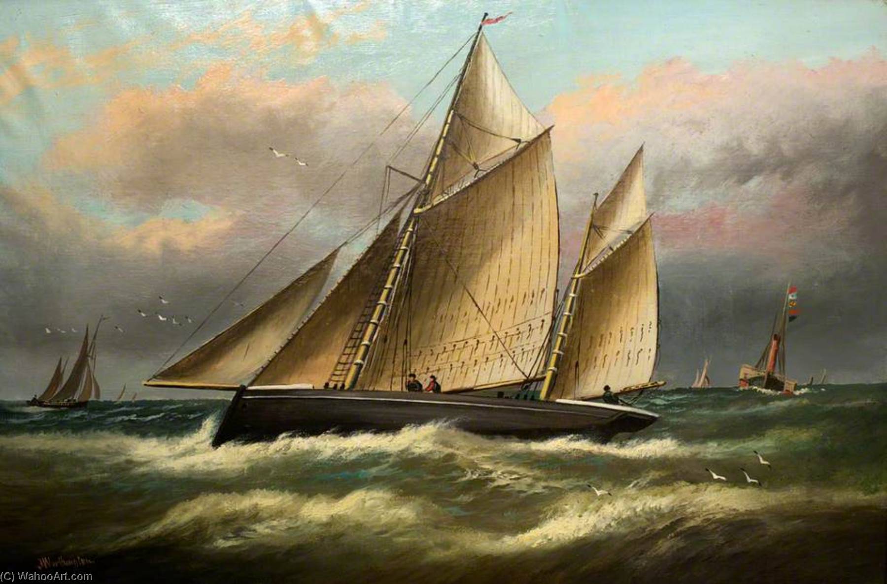 Wikioo.org - The Encyclopedia of Fine Arts - Painting, Artwork by Alfred Worthington - 'Champion'