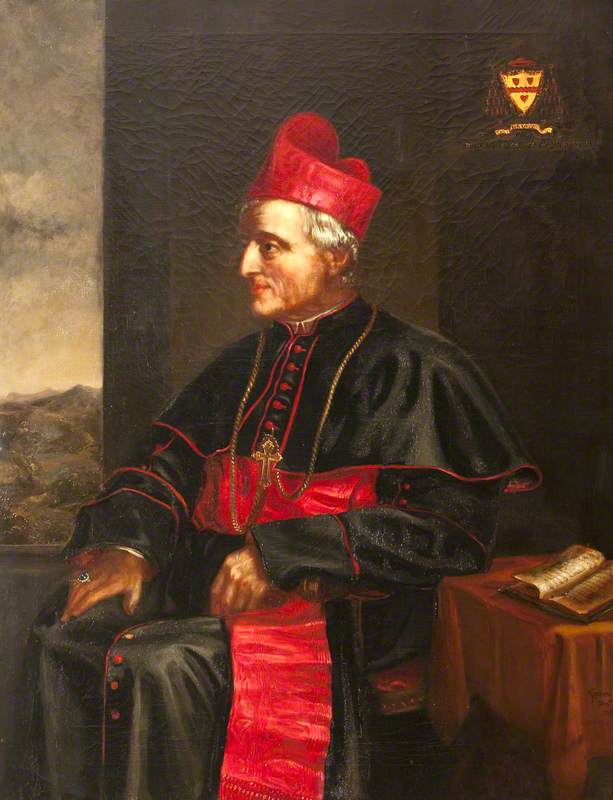 Wikioo.org - The Encyclopedia of Fine Arts - Painting, Artwork by Rebecca Dulcibella Orpen - Cardinal John Henry Newman (1801–1890)