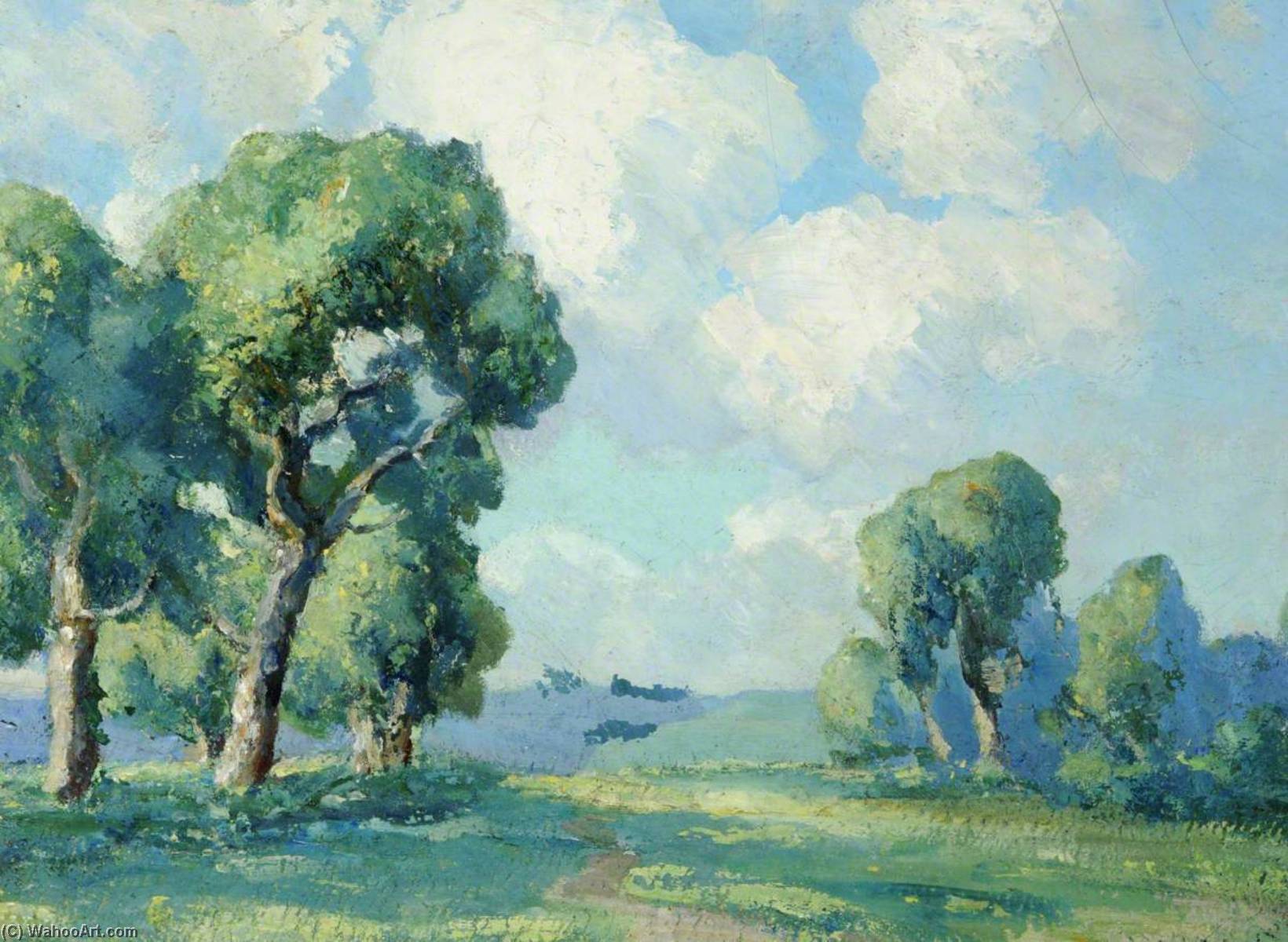 Wikioo.org - The Encyclopedia of Fine Arts - Painting, Artwork by Francis William Synge Le Maistre - Landscape