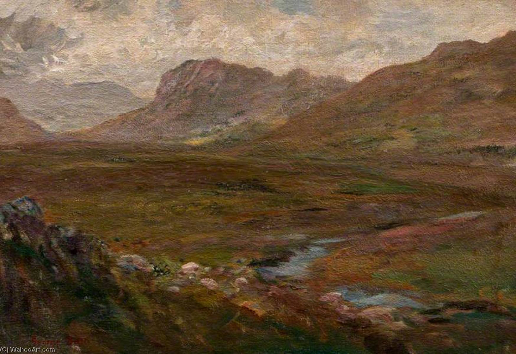 Wikioo.org - The Encyclopedia of Fine Arts - Painting, Artwork by George Bain - Highland Strath