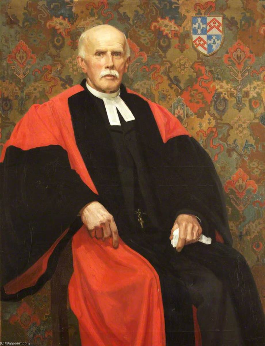 Wikioo.org - The Encyclopedia of Fine Arts - Painting, Artwork by James Penniston Barraclough - Mark James Barrington Ward (1844–1924), Inspector of Schools, Rector of Duloe and Canon of Truro Cathedral