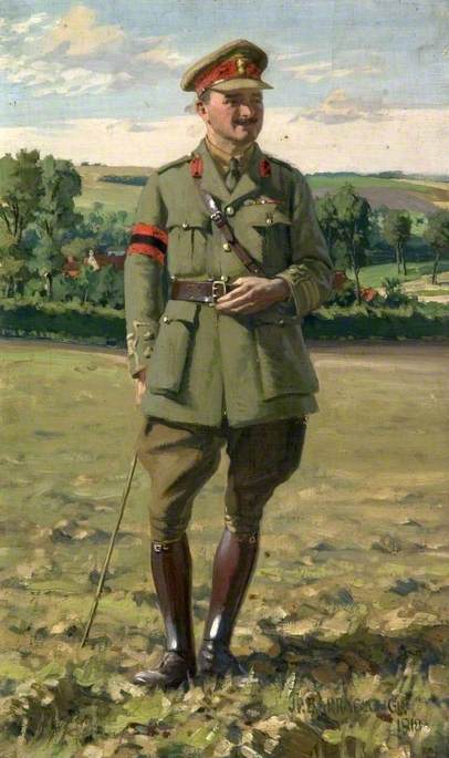 Wikioo.org - The Encyclopedia of Fine Arts - Painting, Artwork by James Penniston Barraclough - Lieutenant General Sir Charles Broad (1882–1976), KCB, CB, DSO