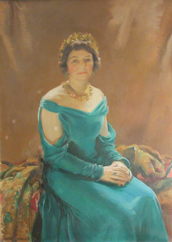 Wikioo.org - The Encyclopedia of Fine Arts - Painting, Artwork by James Penniston Barraclough - Portrait of the Testator, Maude Phyllis Merrill (1882 1883–1971), Mrs Warwick Deeping
