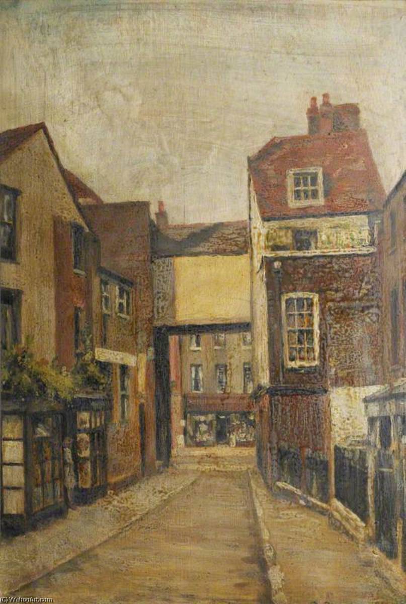 Wikioo.org - The Encyclopedia of Fine Arts - Painting, Artwork by Ernest Stamp - Perrin's Court, Hampstead, London