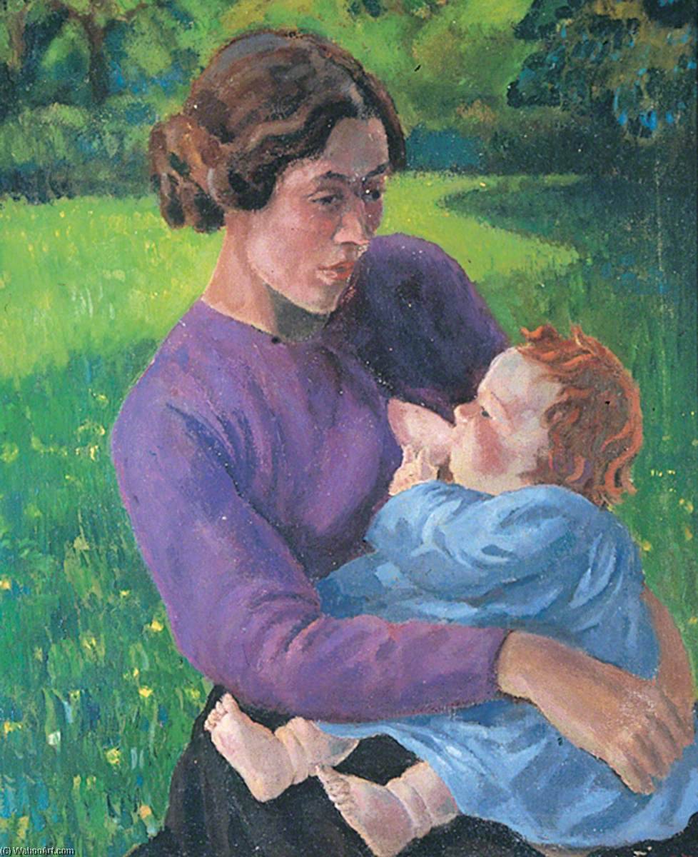 Wikioo.org - The Encyclopedia of Fine Arts - Painting, Artwork by Neville Lewis - Mother and Child