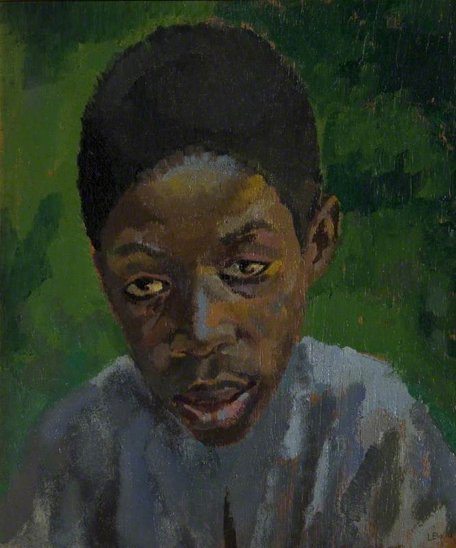 Wikioo.org - The Encyclopedia of Fine Arts - Painting, Artwork by Neville Lewis - Basuto Boy