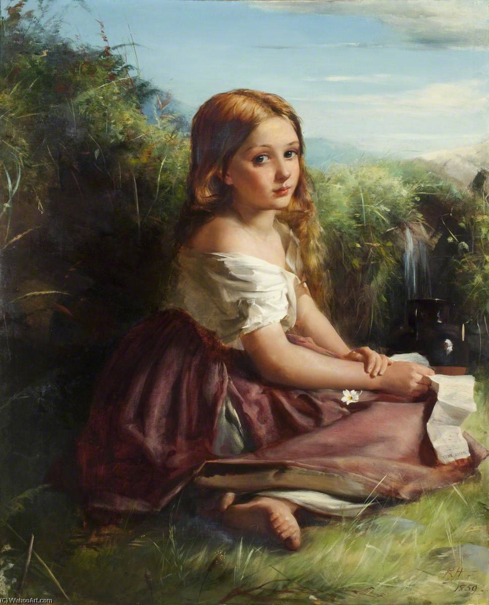 Wikioo.org - The Encyclopedia of Fine Arts - Painting, Artwork by Robert Inerarity Herdman - Bonny Bell
