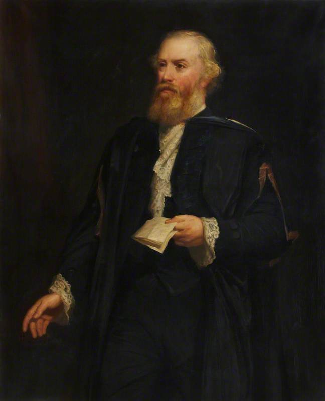 Wikioo.org - The Encyclopedia of Fine Arts - Painting, Artwork by Robert Inerarity Herdman - Reverend John Tulloch (1823–1886), Theologian and Principal of St Andrews University