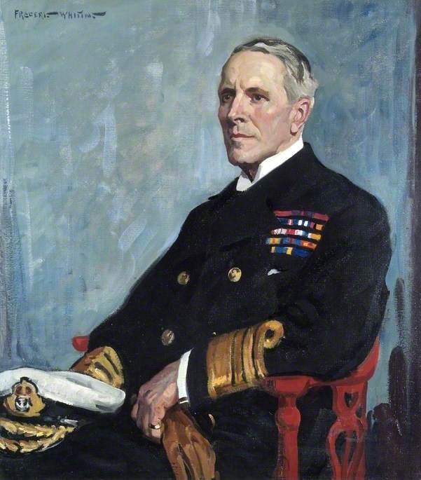 Wikioo.org - The Encyclopedia of Fine Arts - Painting, Artwork by Frederic Whiting - Admiral Sir R. H. Pierse, KCB, KBE, MVO