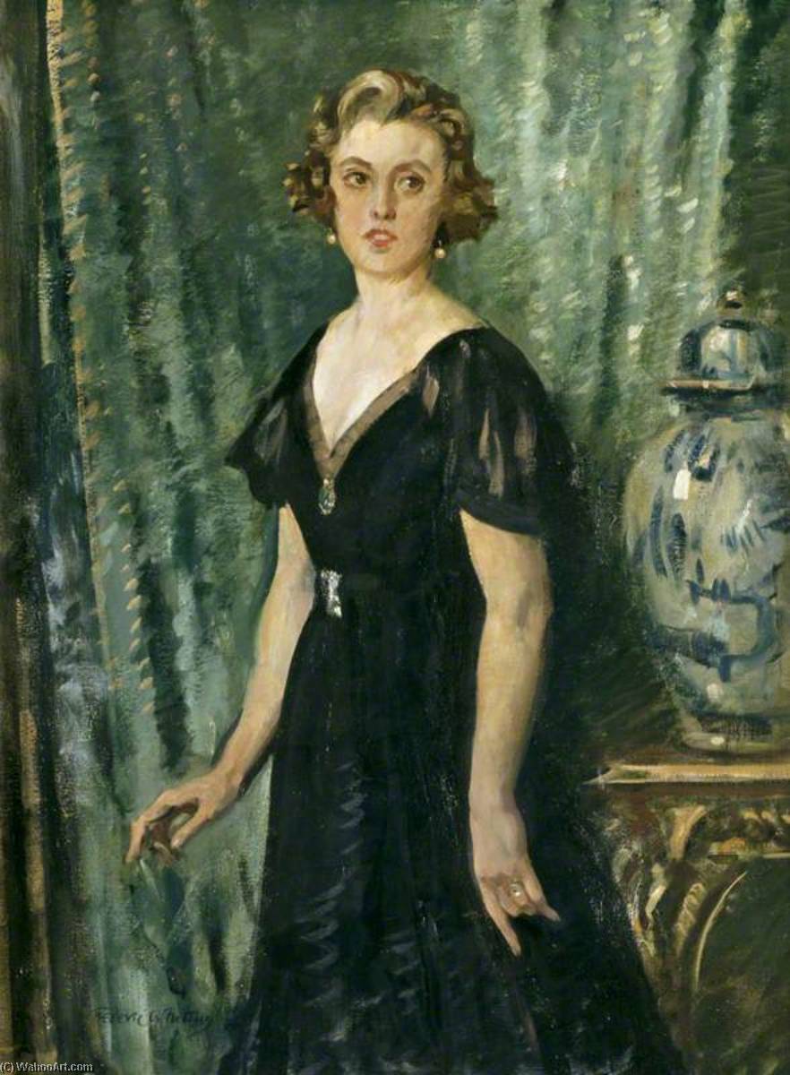 Wikioo.org - The Encyclopedia of Fine Arts - Painting, Artwork by Frederic Whiting - The Honourable Phyllis Elinor Legh (1895–1986), Mrs Henry Gerard Walter Sandeman