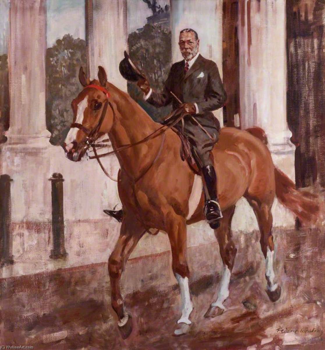Wikioo.org - The Encyclopedia of Fine Arts - Painting, Artwork by Frederic Whiting - King George V