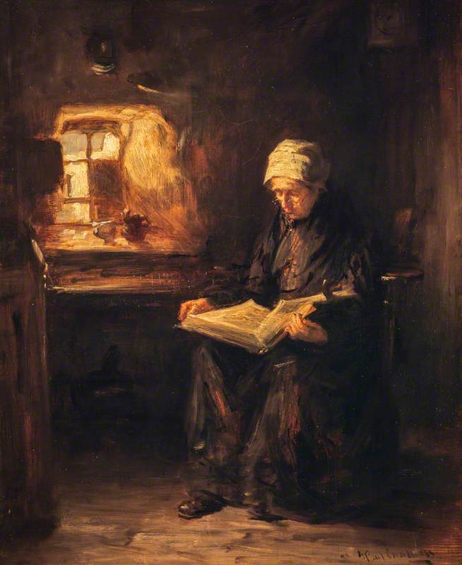 Wikioo.org - The Encyclopedia of Fine Arts - Painting, Artwork by George Paul Chalmers - An Old Woman