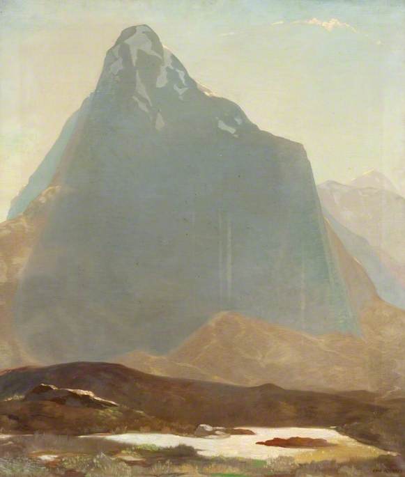 Wikioo.org - The Encyclopedia of Fine Arts - Painting, Artwork by Eric Harald Macbeth Robertson - Buachaille Etive Mhòr