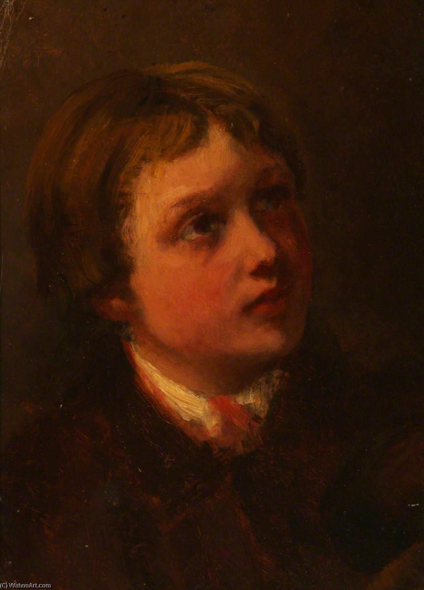 Wikioo.org - The Encyclopedia of Fine Arts - Painting, Artwork by George Paul Chalmers - Study of a Child's Head