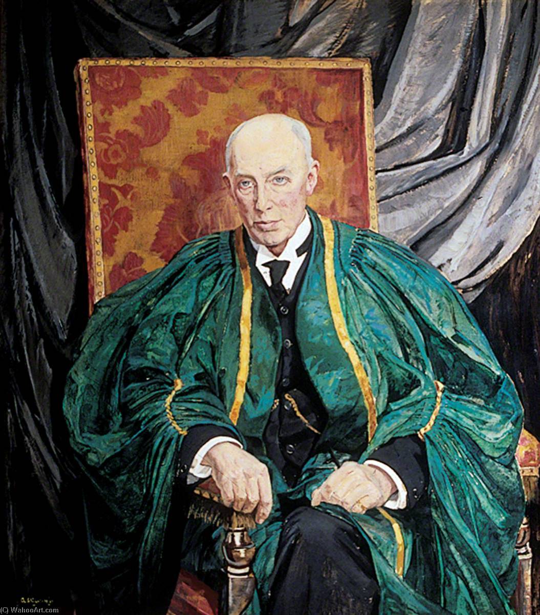 Wikioo.org - The Encyclopedia of Fine Arts - Painting, Artwork by Alexander Stuart Hill - Arthur Greenhow Lupton (1850–1930), LLD, First Pro Chancellor of the University of Leeds (1904–1920)
