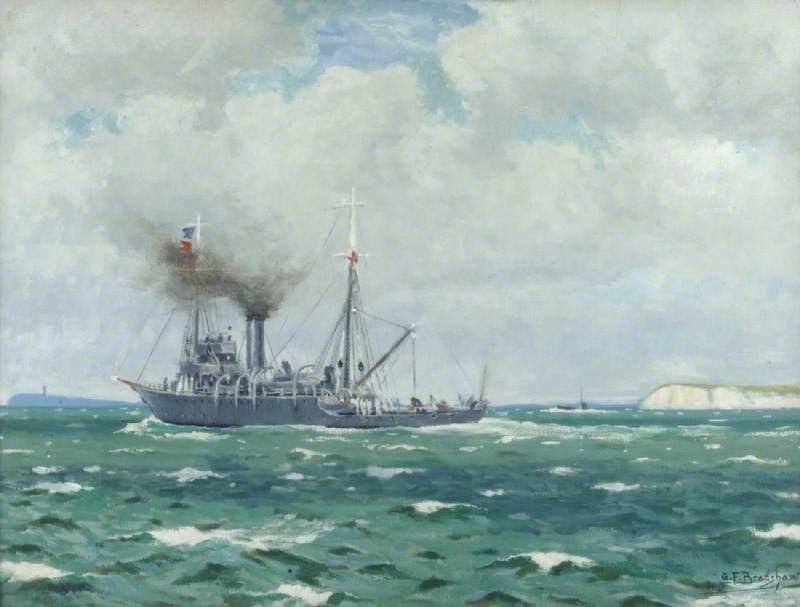 Wikioo.org - The Encyclopedia of Fine Arts - Painting, Artwork by George Fagan Bradshaw - HMS 'Alecto'